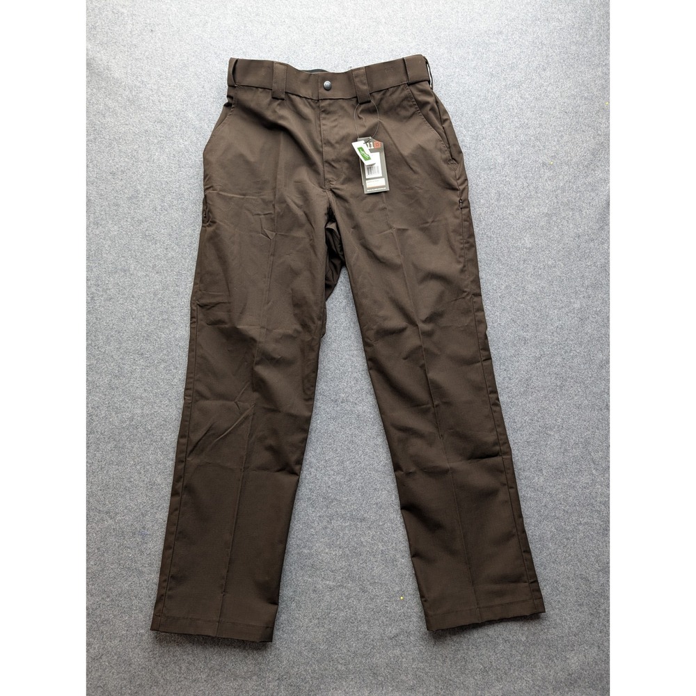 5.11 Tactical Fast-Tac Urban Pants Mens 34 Brown Ripstop Cargo Work Trousers NWT